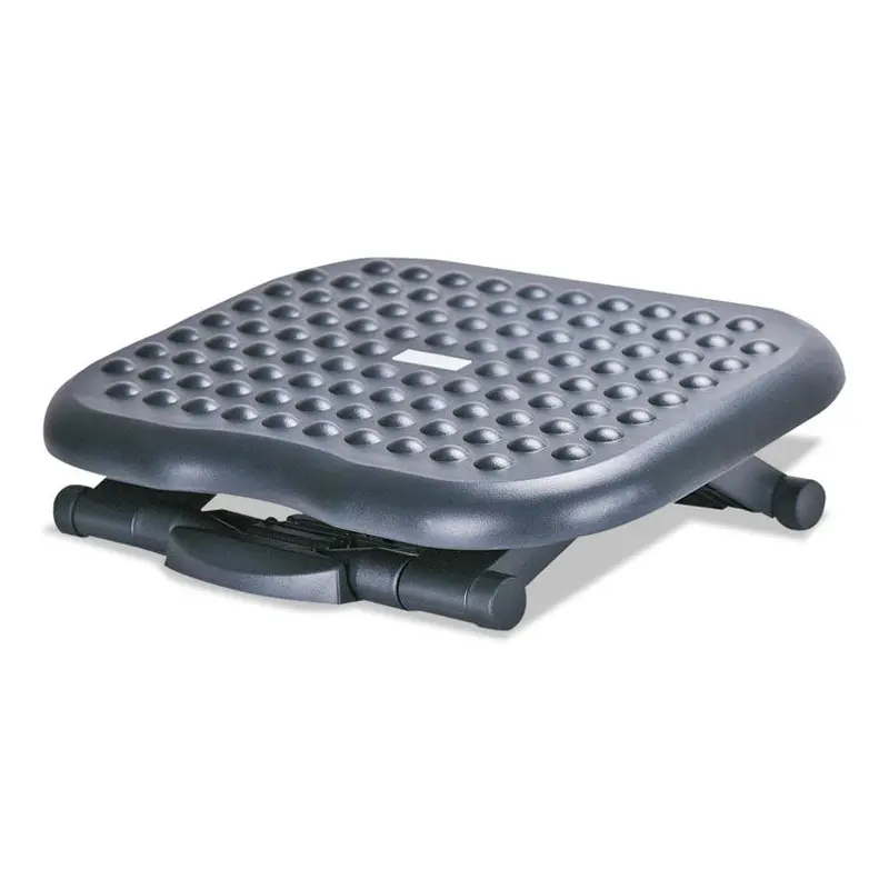 Alera Relaxing Adjustable Footrest, 13.75w x 17.75d x 4.5 to 6.75h, Black (ALEFS212) Each