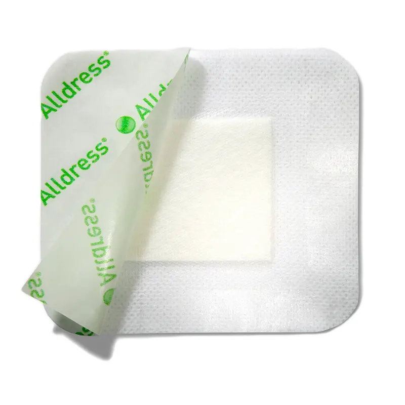 Alldress Composite Dressing 4 X 4 Inch Square Sterile Waterproof Film Backing (714235_BX) 10/BX