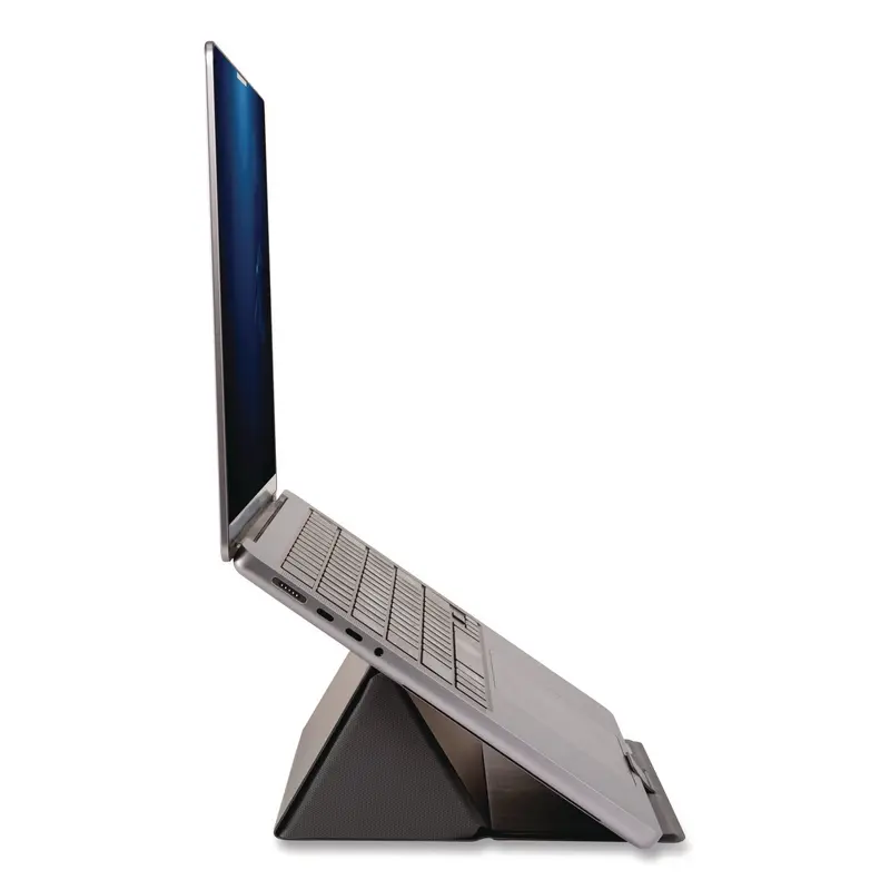 Allsop Foldio Laptop and Tablet Stand,  30 Tilt, 9.5" x 14.5" x 3", Black, Supports 7 lb (ASP32670) Each