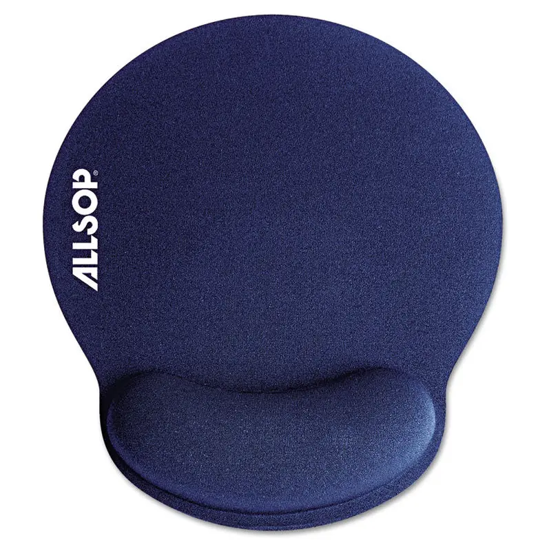 Allsop MousePad Pro Memory Foam Mouse Pad with Wrist Rest, 9 x 10, Blue (ASP30206) Each
