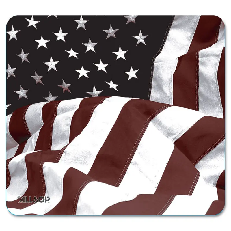Allsop Naturesmart Mouse Pad, 8.5 x 8, American Flag Design (ASP29302) Each