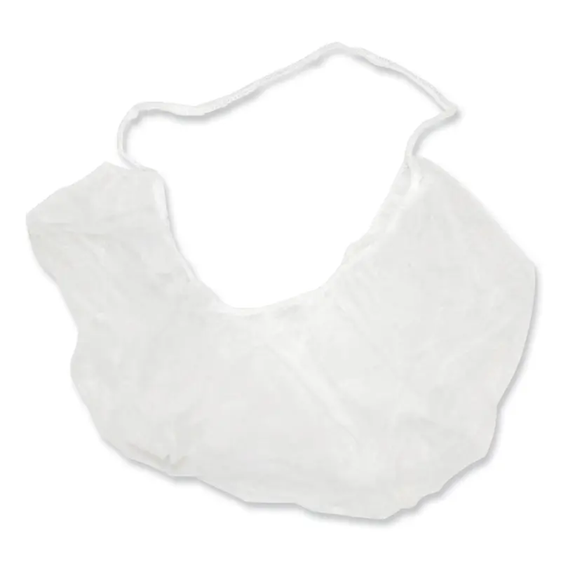 AMBITEX BRD Series Polypropylene Beard Nets, One Size Fits Most, White, 100/Pack, 10 Packs/Carton (TXIBRD1000) Case of 1000