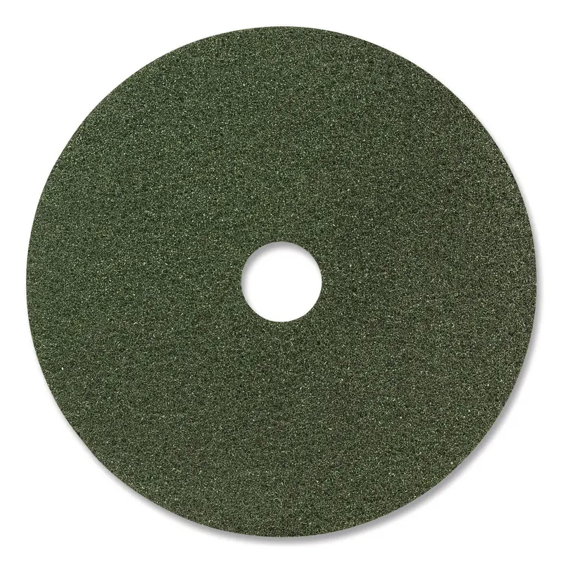 Americo Black Diamond 3000 Grit Diamond Pad, 17" Diameter, Black/Green, 2/Carton (AM7442417) Case of 2