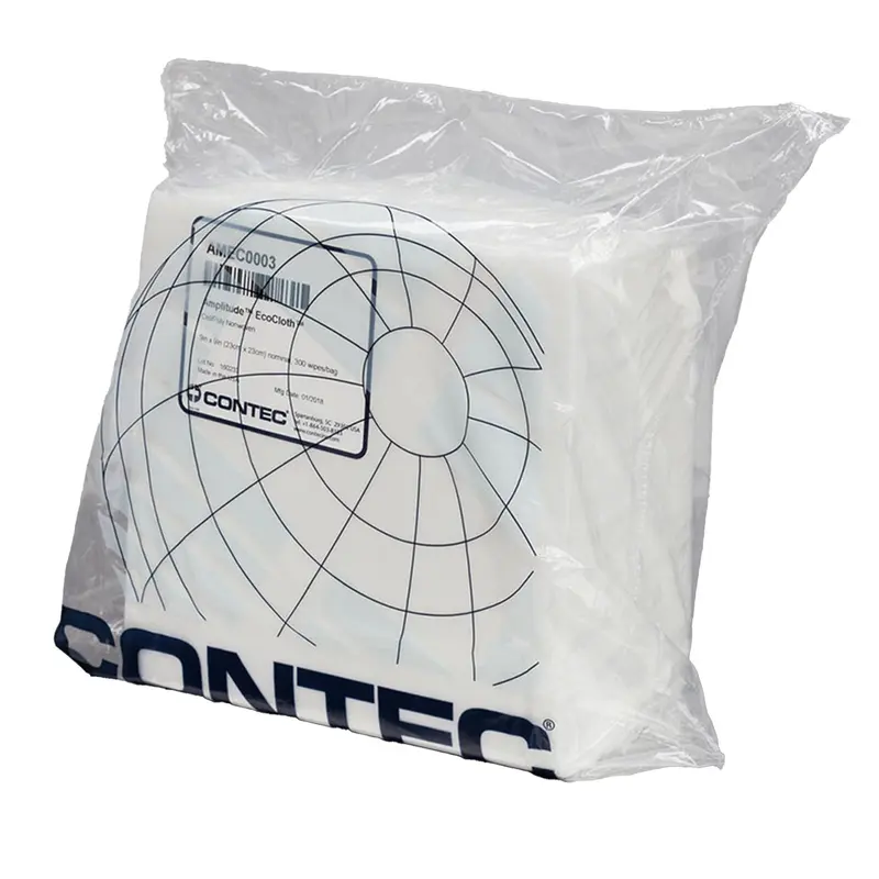 Amplitude EcoCloth Cleanroom Wipe ISO Class 6 300 Count Bag 9 X 9 Inch NonSterile Disposable (903288_CS) 3600/CS