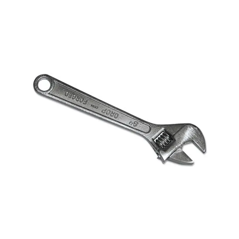 Anchor Brand Adjustable Wrench, 6 in L, 15/16 in Opening, Chrome Plated (103-01-006) Each