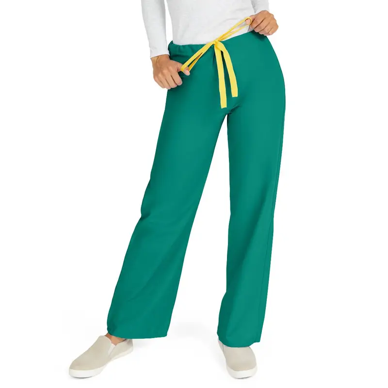 AngelStat Unisex Reversible Scrub Pants with Drawstring Waist, Emerald, Size 3XL, Angelica Color Code, 1 EA (600NJTXXXL-CA) Each