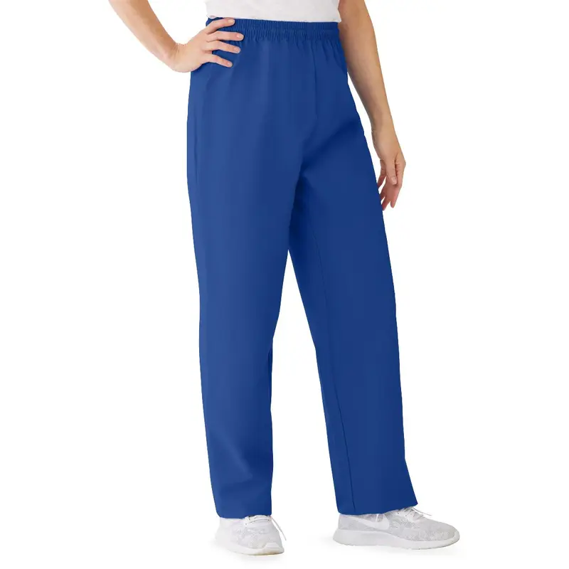 AngelStat Women's Elastic Waist Scrub Pants with Drawstring, Size XL, Sapphire, 1 EA (854NHTXL) Each