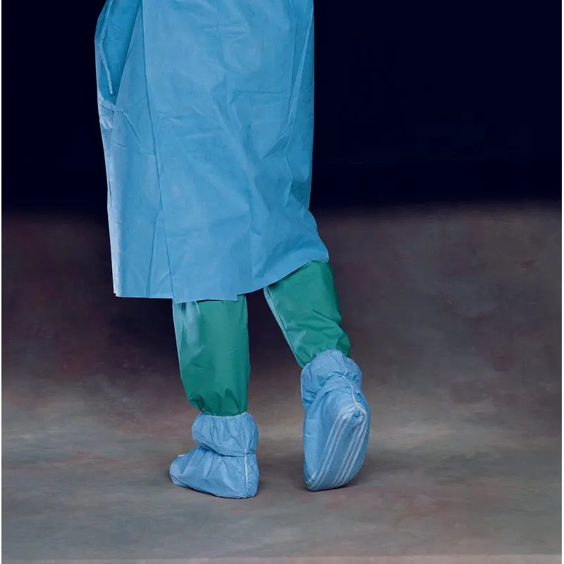Ankle Guard Shoe Cover X-Large Ankle High Nonskid Sole Blue NonSterile (422205_BX) 90/BX