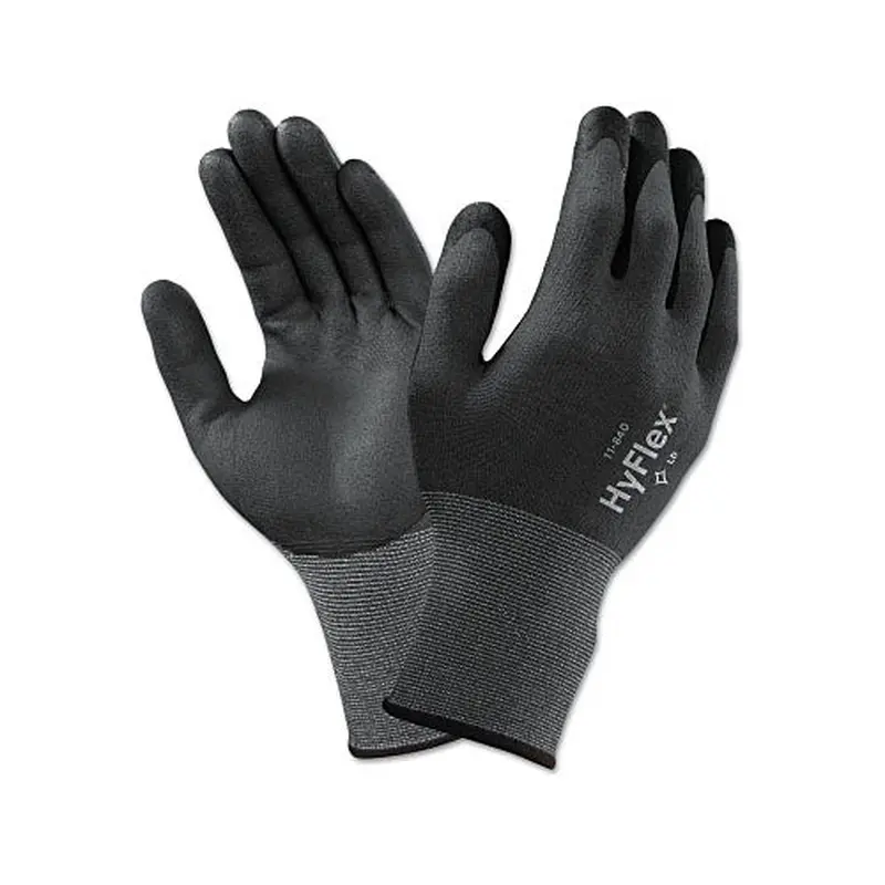 Ansell HyFlex Multi-Purpose Gloves, 11, Black (012-11-840-11) 1 Dozen