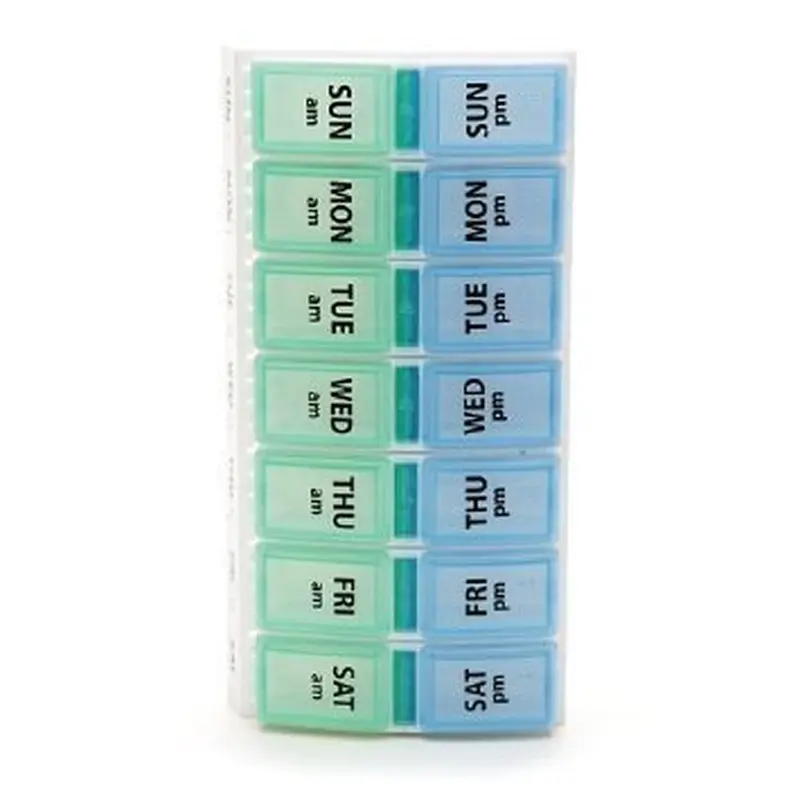 Apothecary Products Pill Organizer 7 Day 2 Dose (977369_PK) 6/PK