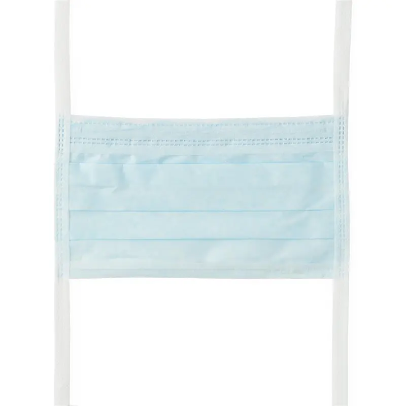 ASTM Level 1 Surgical Face Mask with Foam Anti-Fog Strip and Ties, Blue, 50/BX (NON27408Z) Box of 50
