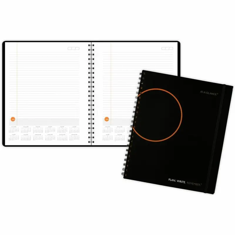 At-A-Glance Plan. Write. Remember. Notebook with Reference Calendar, 8 9/16 x 11, January 2026 to December 2026 (AAG70620905) Each
