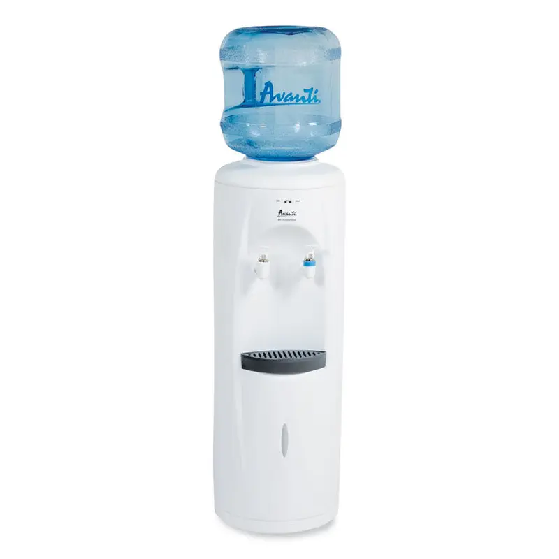 Avanti Cold and Room Temperature Water Dispenser, 3-5 gal, 11.5 x 12. 5 x 34, White (AVAWD360) Each