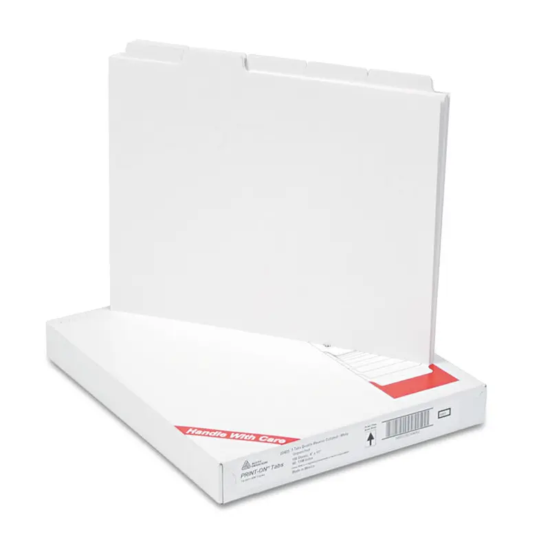 Avery Customizable Print-On Dividers, Unpunched, For Xerox 5090 Copiers, 5-Tab, 11 x 8.5, White, 30 Sets (AVE20405) 30 Sets of 5