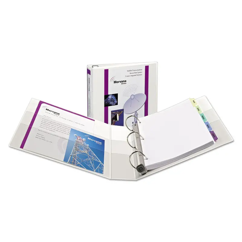Avery Heavy-Duty View Binder with DuraHinge, One Touch EZD Rings/Extra-Wide Cover, 3 Ring, 1.5" Capacity, 11 x 8.5, White, (1319) (AVE01319) Each