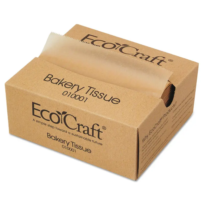 Bagcraft EcoCraft Interfolded Dry Wax Deli Sheets, 6 x 10.75, Natural, 1,000/Box, 10 Boxes/Carton (BGC010001) 10 Packs of 1000