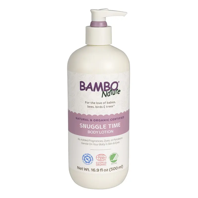 Bambo Nature Snuggle Time Baby Lotion 16.9 oz. Pump Bottle Unscented Lotion (1191032_EA) 1/EA