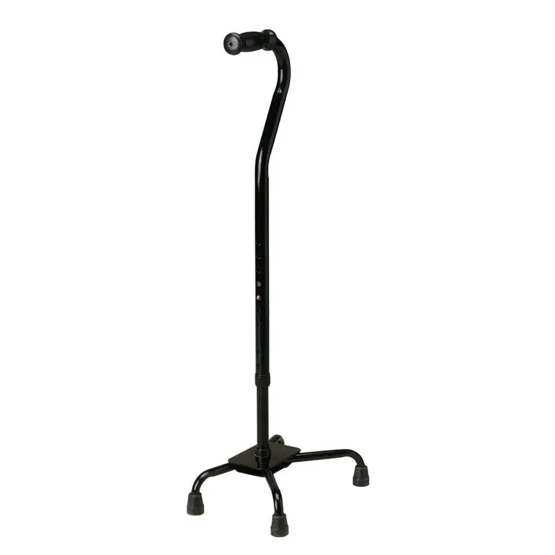 Bariatric Quad Cane, Small Base, Black, 500 lb. Capacity, 1/CS (MDS86222XW) Case of 1