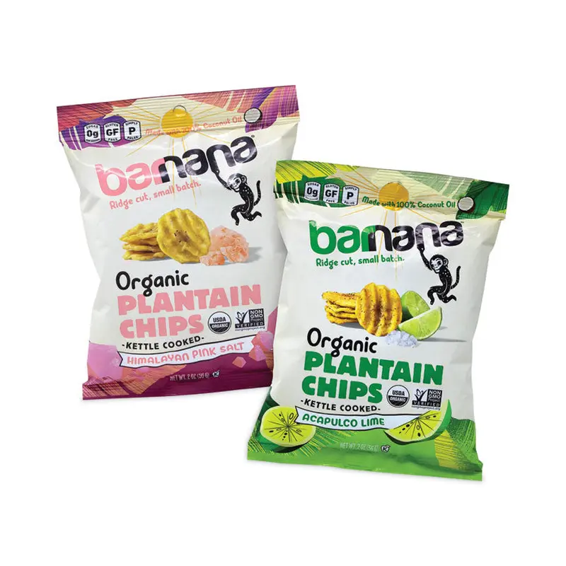 Barnana Plantain Chip Variety Pack, 2 oz Bag, 12/Pack, Ships in 1-3 Business Days (GRR60000227) Each