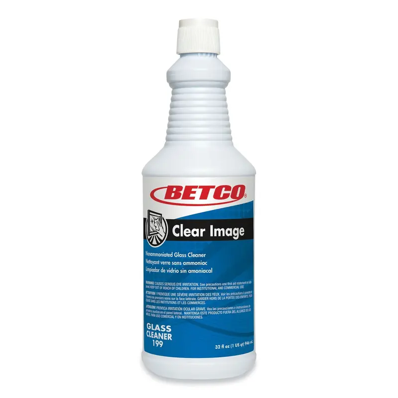 Betco Clear Image Glass and Surface Cleaner, Rain Fresh Scent, 32 oz Bottle, 6/Carton (BET1997000) Case of 6