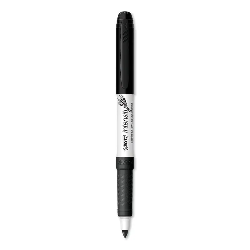 BIC Intensity Low Odor Fine Point Dry Erase Marker Xtra Value Pack, Fine Bullet Tip, Black, 175/Carton (BICGDE175BK) Case of 175