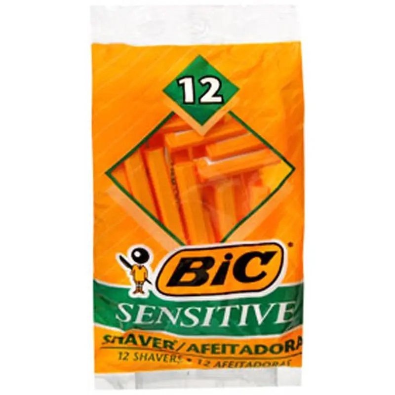 Bic Sensitive Personal Razor Single Edge Single Blade NonSterile Disposable (785314_PK) 12/PK