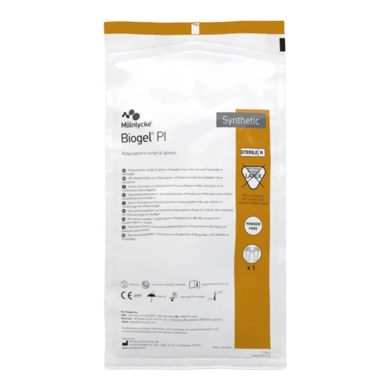 Biogel PI Surgical Glove Size 7 Sterile Polyisoprene Standard Cuff Length Micro-Textured Ivory Chemo Tested (1129976_CS) 200/CS