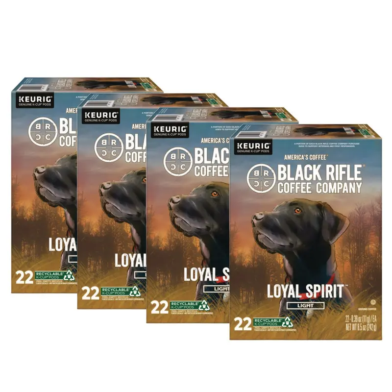 Black Rifle Coffee Company Loyal Spirit Coffee K-Cups, 88/Carton (GMT0571CT) Case of 88