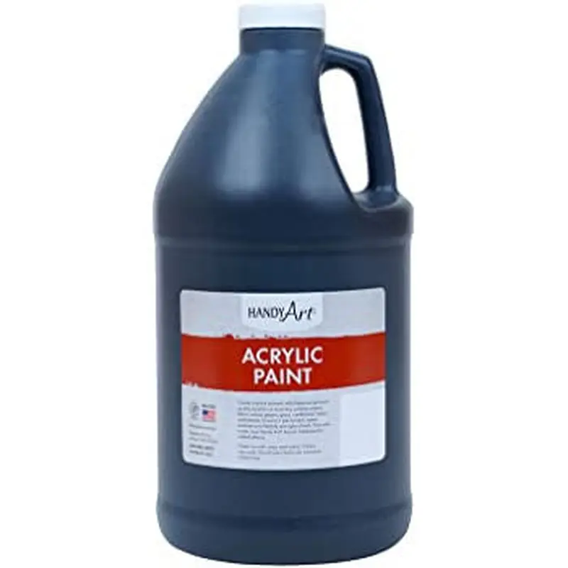 ACRYLIC MARS BLACK 1/2 GALLON