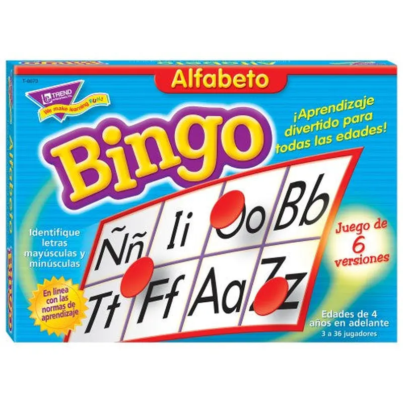 ALFABETO (SPANISH) BINGO GAME