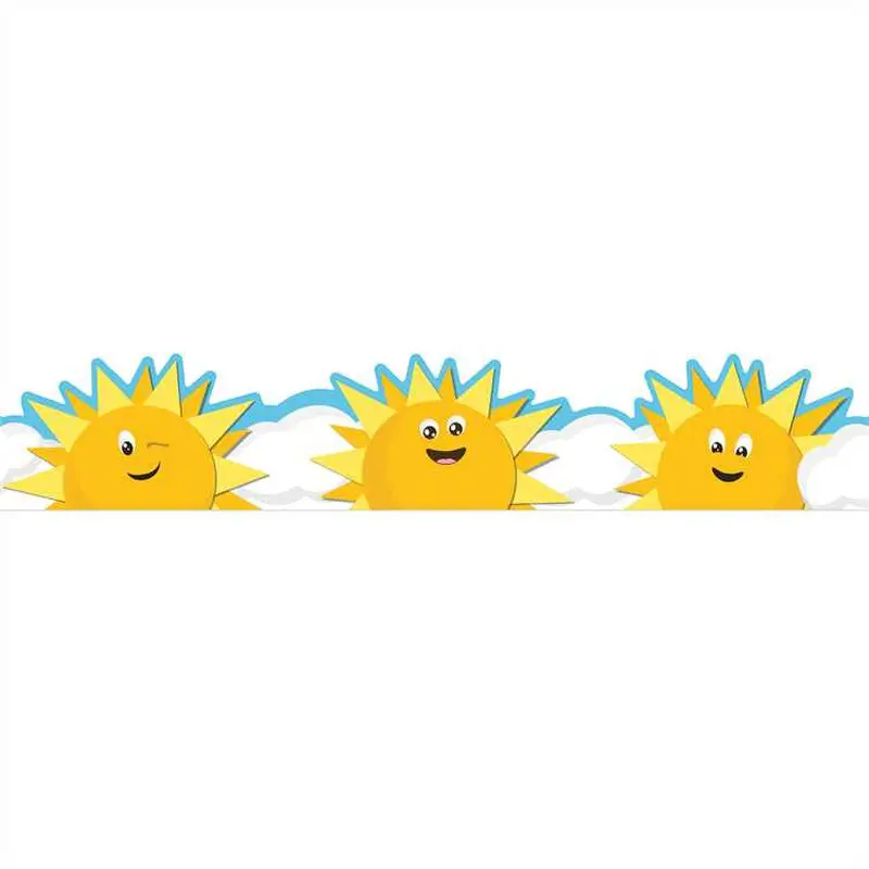 BORDER EXTRA WIDE GROWTH MINDSET SUN & CLOUDS