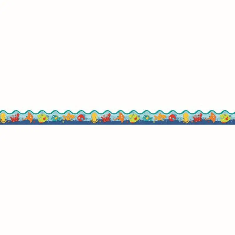 BORDERS SCALLOPED SEASIDE SPLASH SCALLOPED