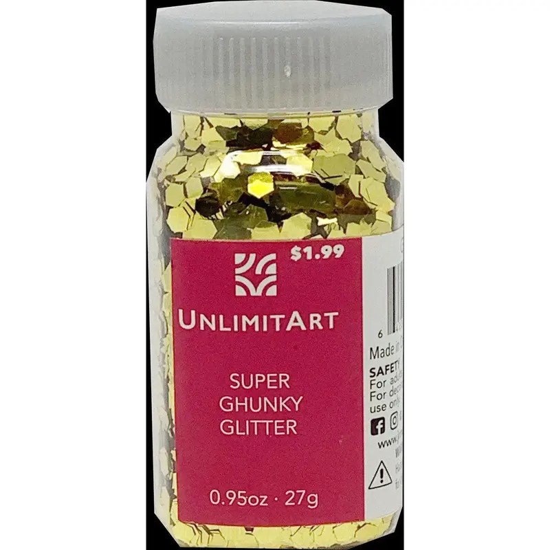 CHUNKY GLITTER GOLD