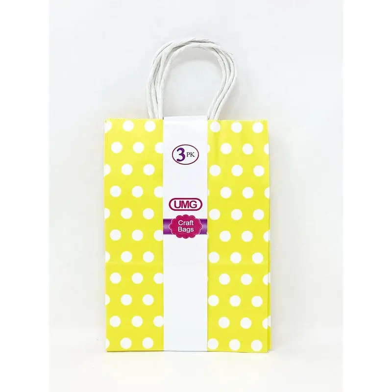 CRAFT BAG INV POLKA YELLOW