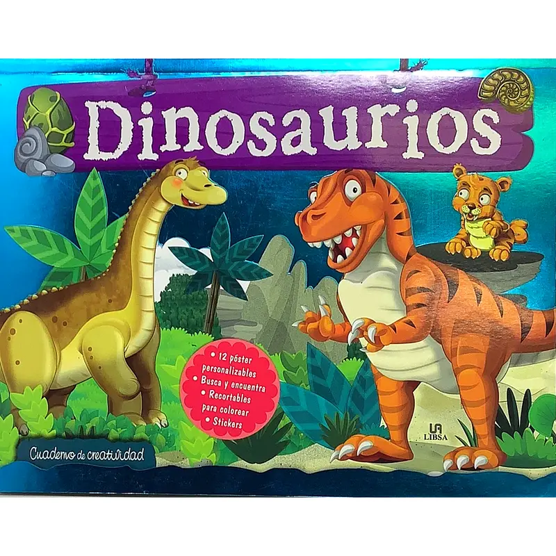 CUADERNO DE CREATIVIDAD-DINOSAURIOS