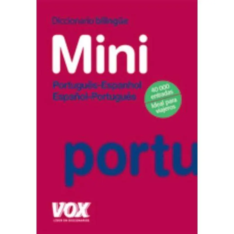 DICCIONARIO MINI ESPAOL/PORTUGUES VOX