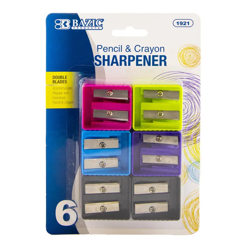 DUAL BLADES SQUARE SHARPENER PQT. 6