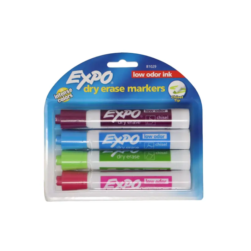 EXPO MARKER INTENSIVE COLORS PQT.4