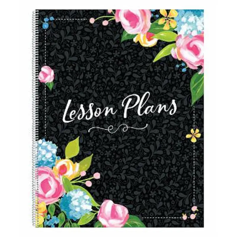 FANCY FLORAL LESSON PLAN BOOK