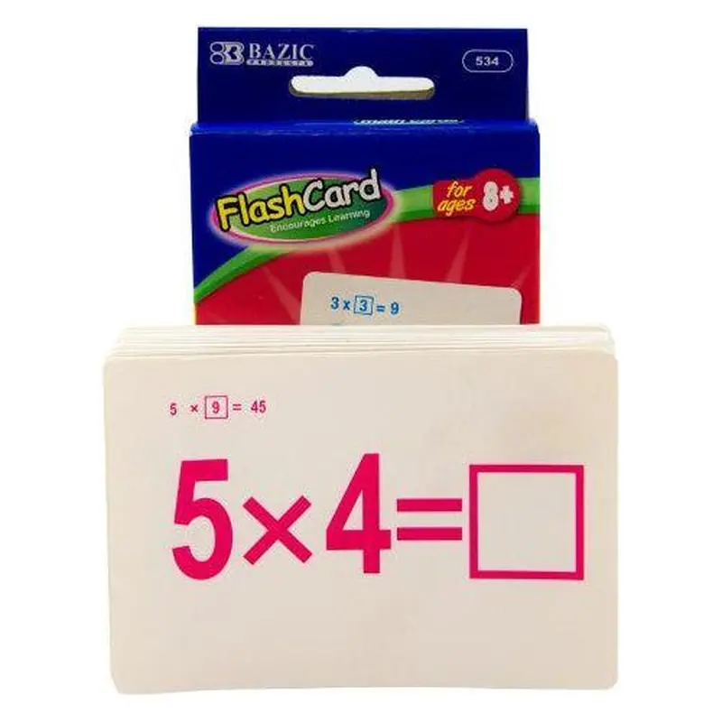 FLASH CARDS MULTIPLICA 36 PC