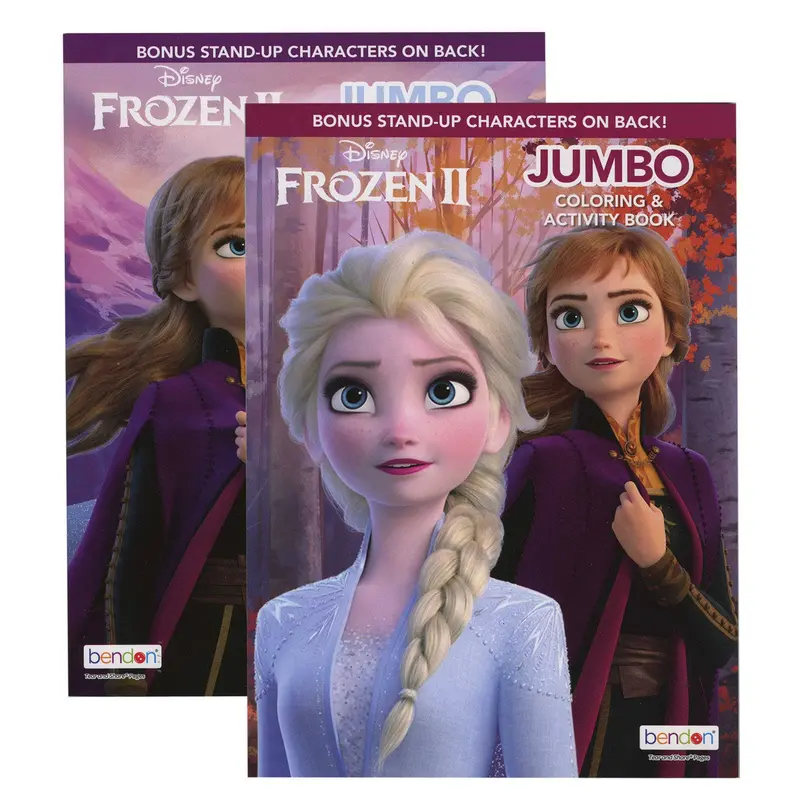 FROZEN 2 COLORING BOOKMountain Background