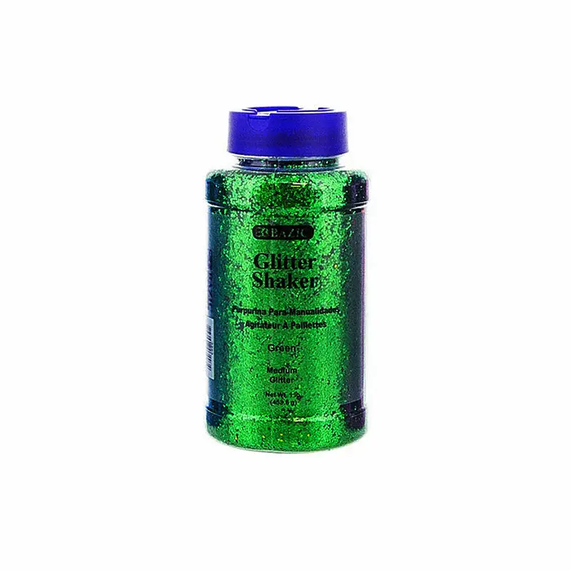 GLITTER SHAKER GREEN 1LB