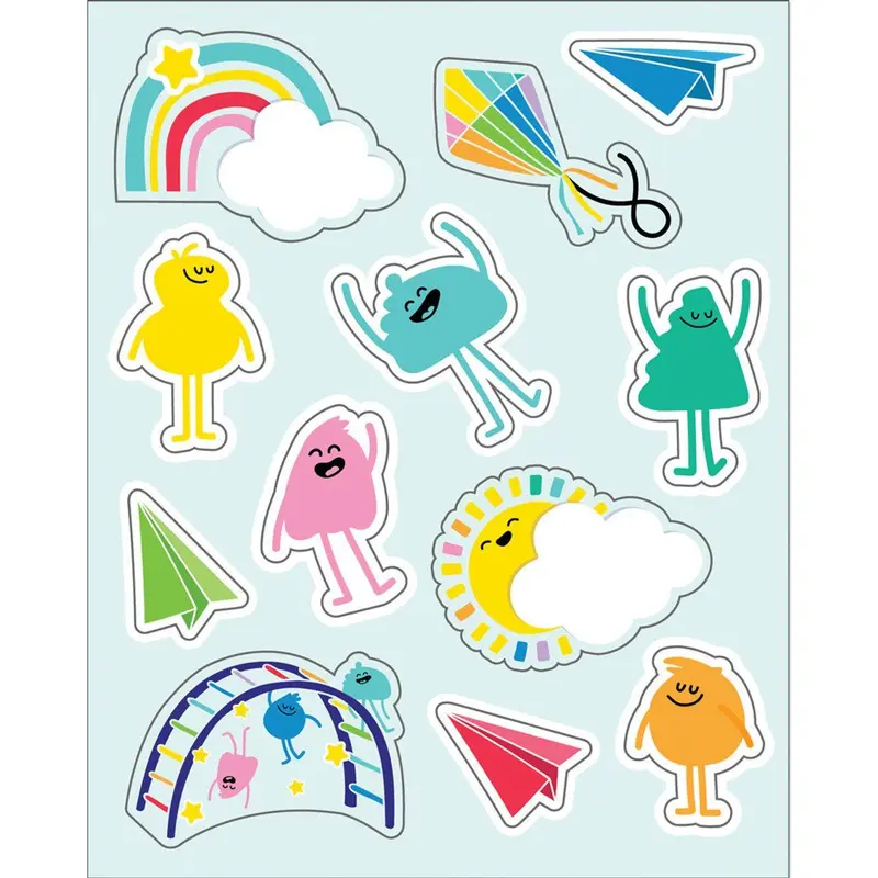 Happy Place Shape Stickers