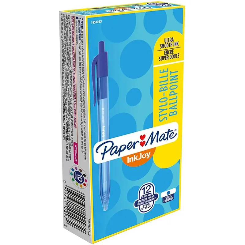 INKJOY 100 RT MED 1.0MM BLUE CJ.12