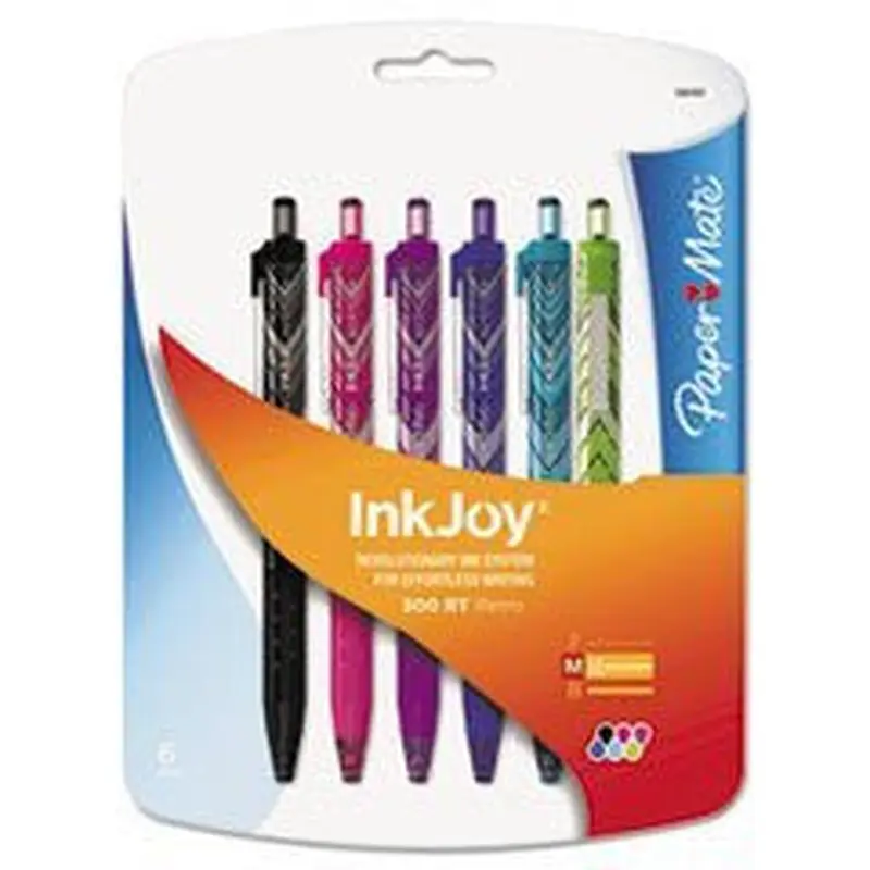 INKJOY 300 RT MEDIUM 1.0MM ASST PQ.6