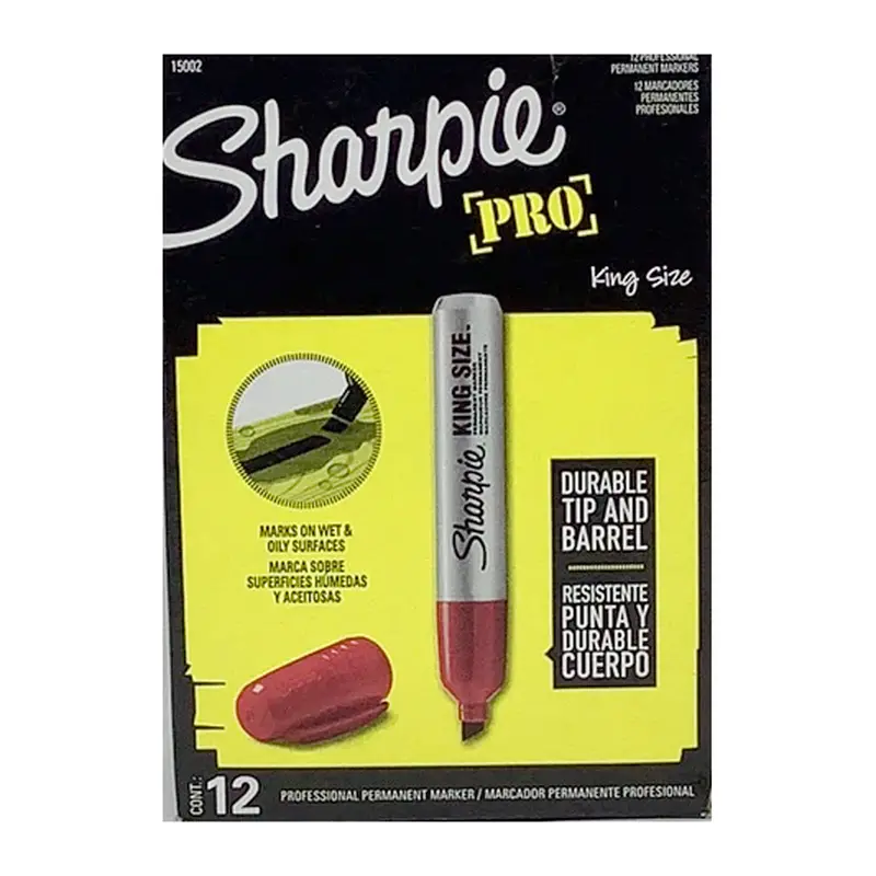 KING SIZE PERMANET MARKER RED (CJ.12)