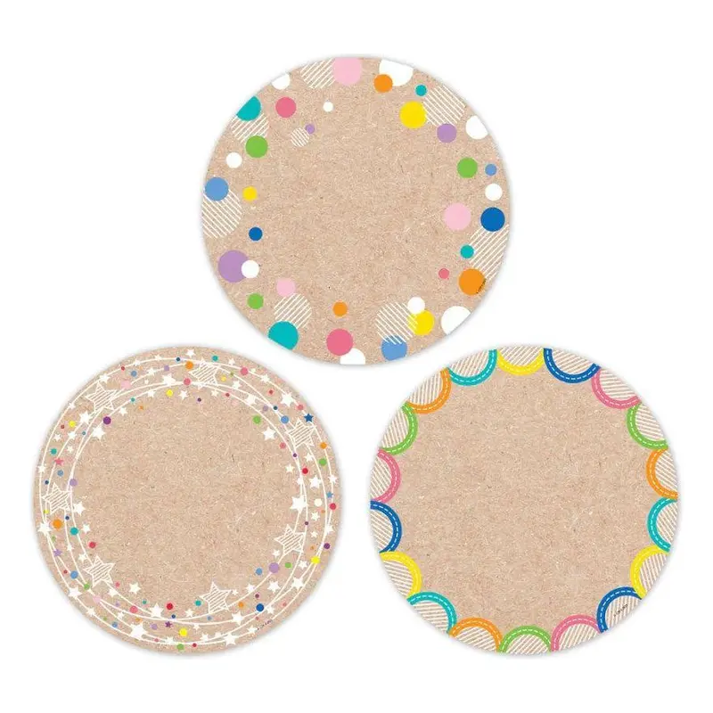 Krafty Pop Colorful 6" Cut-Outs 36pcs