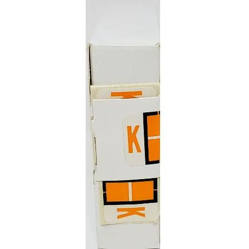 LATERAL FOLDERS LETTER K LIGHT ORANGE BOX/500