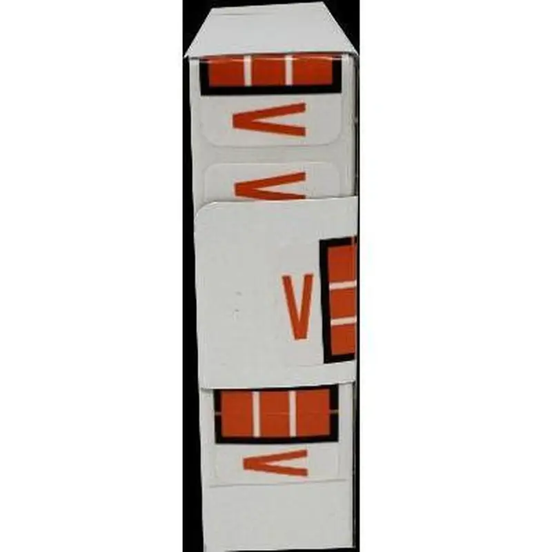 LATERAL FOLDERS LETTER V DARK ORANGE BOX/500
