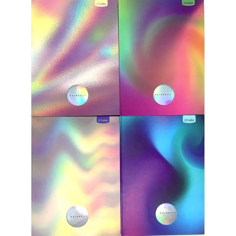 Libreta Cosida Dura Rainbow 200 PGCircular patron